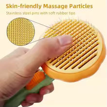 Brosse De Toilettage Auto-Nettoyante Pour Chat